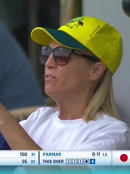 W Malajczuk with a Four vs. Japan