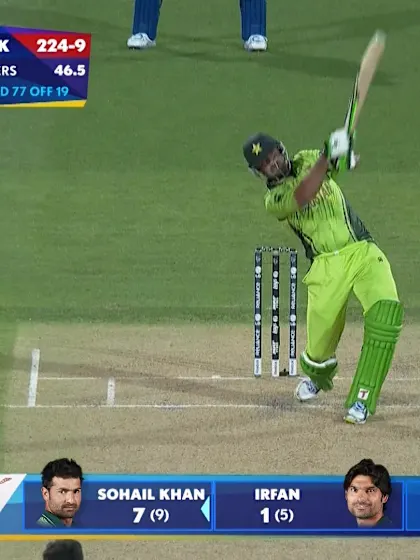 Sohail Khan wicket – IND vs PAK