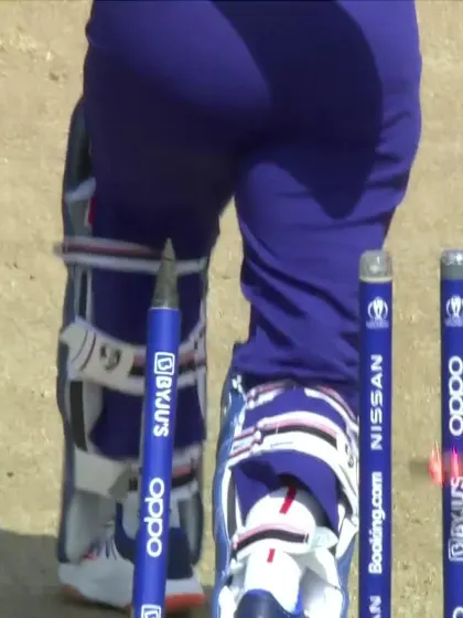 WICKET: Stumps fly as Shafali Verma is undone for a duck