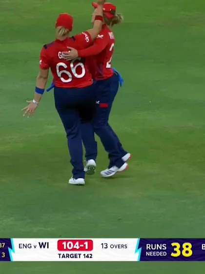 Logo of Hayley Matthews - Wicket - England vs West Indies