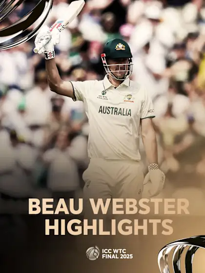 Logo of Beau Webster helps Australia's cause with half-century | Player Highlights | WTC25 Final