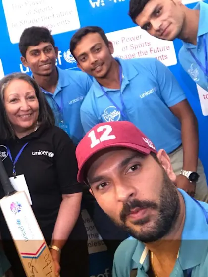 Yuvraj Singh and Under 19 stars unite for adolescents in South Asia