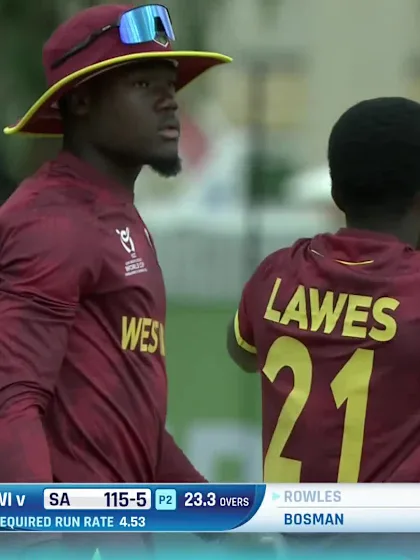 Jason Rowles - Wicket - West Indies vs South Africa