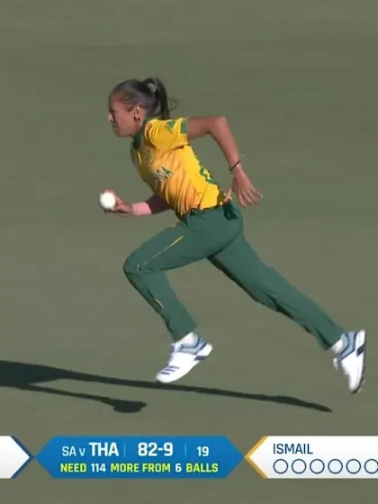 WT20WC: SA v Tha – Shabnim Ismail's 3/8