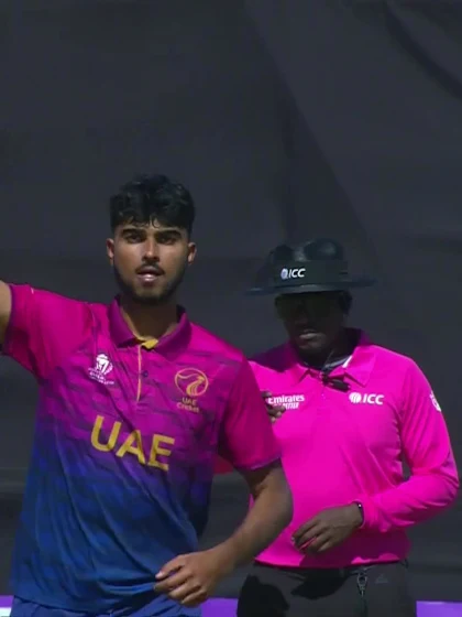 Logo of Andrew Balbirnie - Wicket - Ireland vs UAE