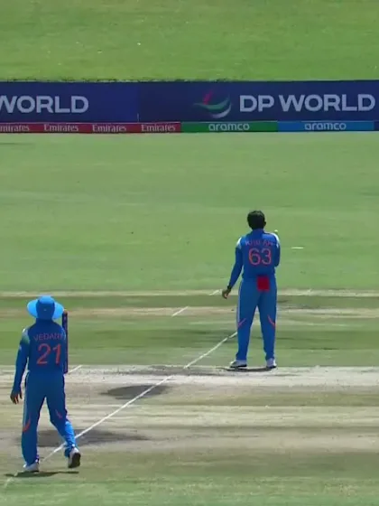 Faisal Khan with a Four vs. India