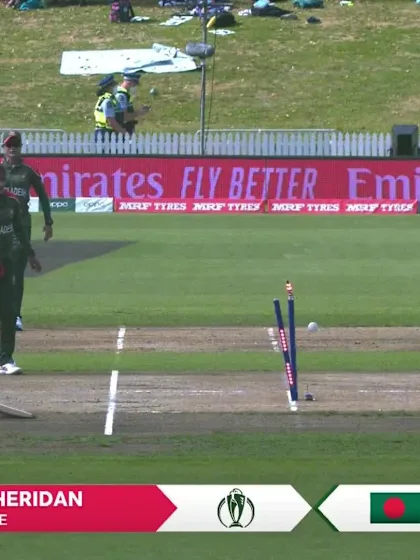 Logo of Wicket: Fargana direct hit runs out Kaur