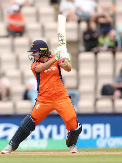 A fine shot for six from Sterre Kalis | Women's T20WC 2026