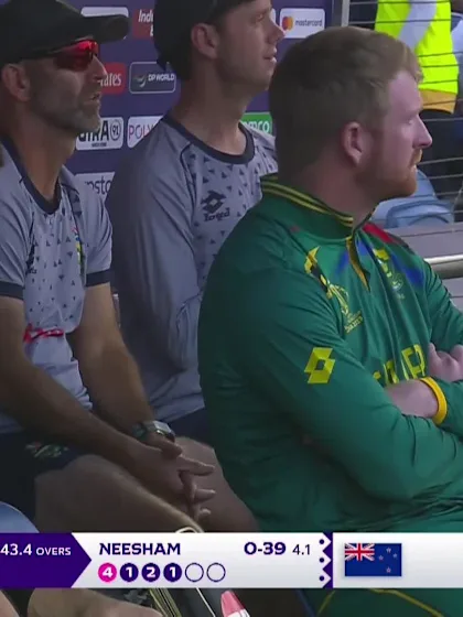 Rassie van-der-Dussen - Six - New Zealand vs South Africa