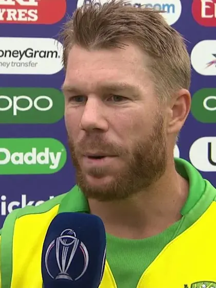 Warner flooded with relief after Pakistan century