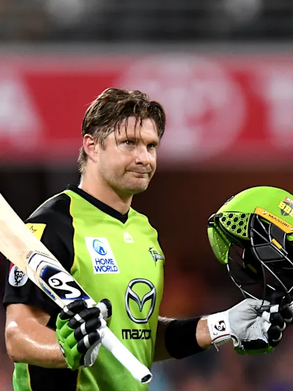 Shane Watson century marred by power outage