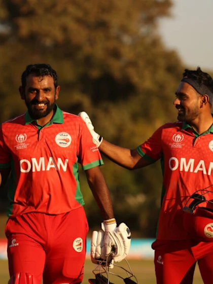 Logo of Shoaib Khan stars again for Oman | CWC23 Qualifier