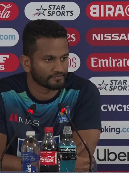 20 June - Leeds - Sri Lanka Captain Dimuth Karunaratne pre-match press conference