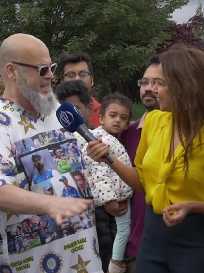 CWC19: IND v PAK - Ridhima speaks with fans from both teams