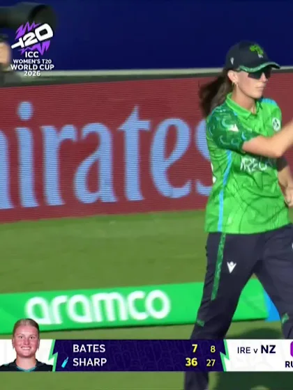 Izzy Sharp - Wicket - New Zealand vs Ireland