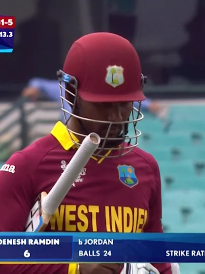 ENG vs WI – ramdin wicket