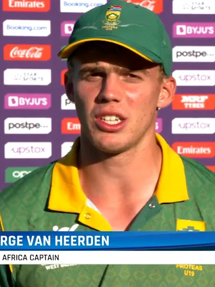 George van Heerden post-match interview | SA v BAN | ICC U19 Men’s CWC 2022