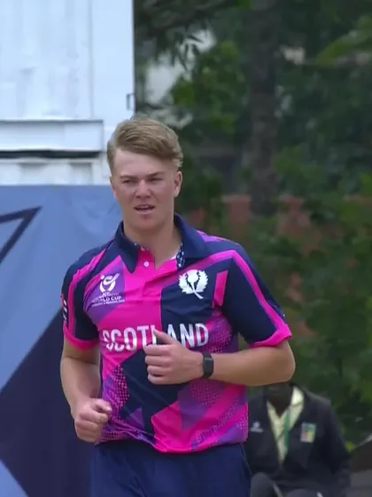 Thomas Rew - Wicket - England vs Scotland