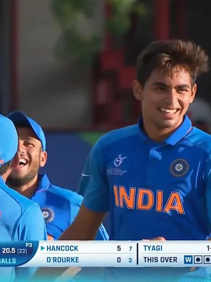 ICC U19 CWC: IND v NZ – Highlights of India's 44-run DLS method win