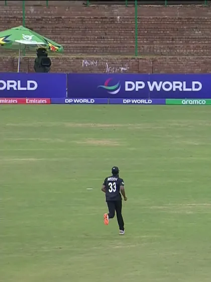 Nitish Sudini with a Four vs. New Zealand