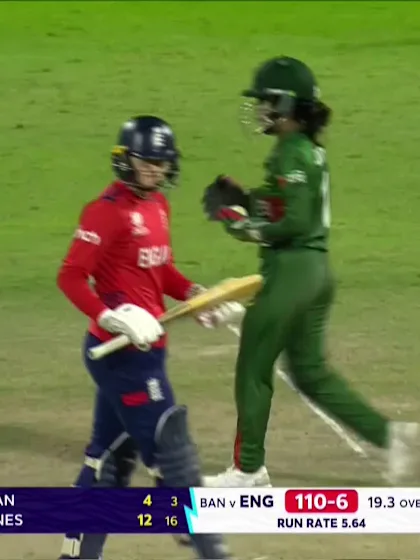 Logo of Charlie Dean - Wicket - Bangladesh vs England