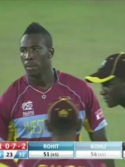 M17: IND v WI - Virat Kohli Wicket