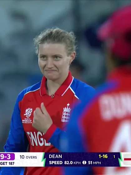 Jannillea Glasgow - Wicket - England vs West Indies