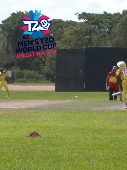 Men's T20WCQ Africa Final: Uganda v Ghana – Henry Ssenyondo takes 3/14 against Ghana
