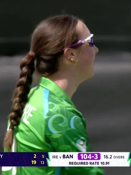 Sobhana Mostary - Wicket - Ireland vs Bangladesh