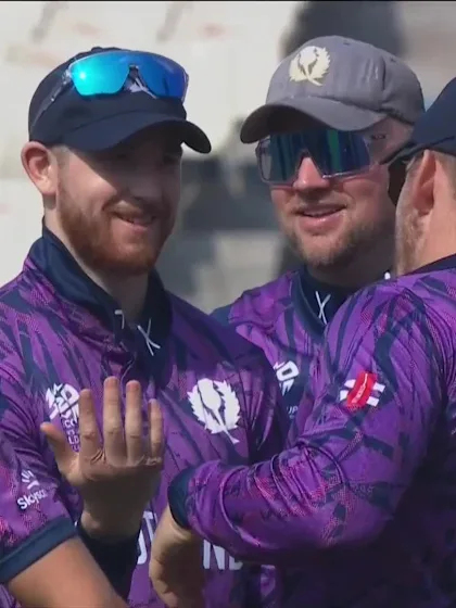 Grant Stewart - Wicket - Scotland vs Italy