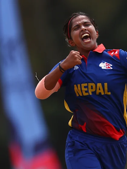 Puja Mahato cleans up McKeon | U19WC 2025