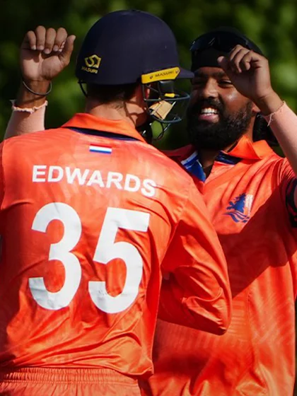 Logo of Netherlands and Nepal overdeliver in triple Super Over tussle 