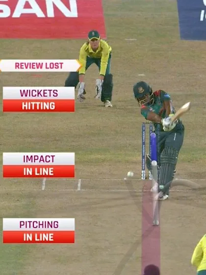 SA v BAN: Bangladesh fall of wickets