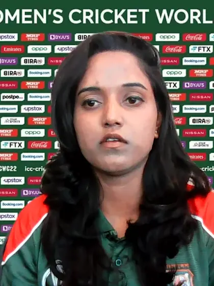 26 March - Wellington - Bangladesh Captain Nigar Sultana pre-match press conference