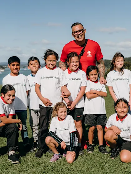 Aotearoa’s tamariki gear up for World Cup action with launch of CRIC-KIDS bi-lingual education resource