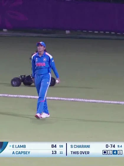 Emma Lamb - Wicket - India Women vs England Women