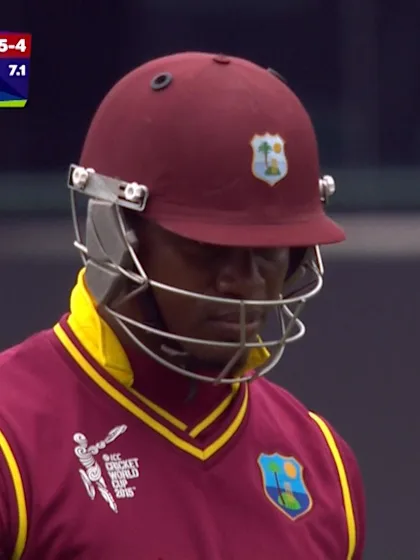 ENG vs WI –  samuels wicket