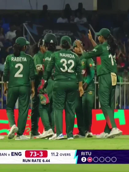 Logo of Heather Knight - Wicket - Bangladesh vs England