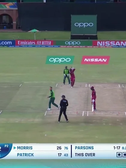 ICC U19 CWC: SA v WI – Highlights of the West Indies innings