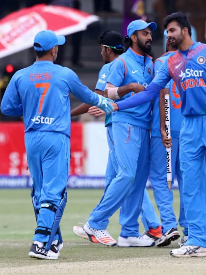 Jadhav, bowlers wrap up series win for India 
