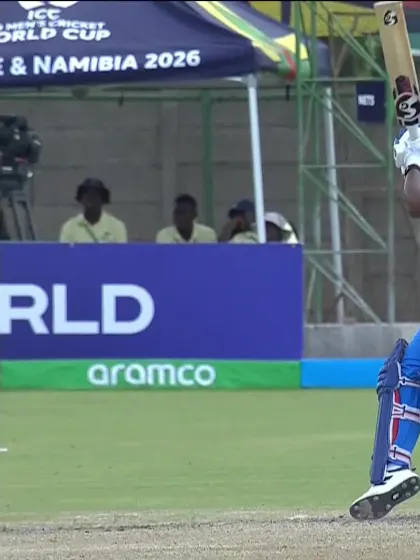 Khilan Patel with a Six vs. Pakistan