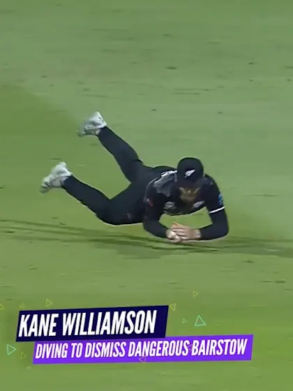 Nissan POTD: Kane Williamson's sensational diving catch