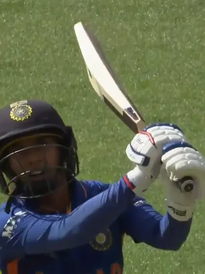 Six! Mithali Raj goes down the ground