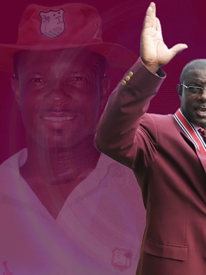 Richie Richardson with a captain's knock in the 1996 World Cup