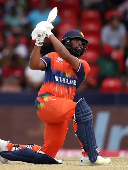 Vikramjit Singh goes big with the slog sweeps | BAN v NED | T20WC 2024