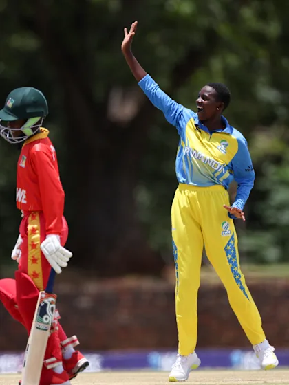 Uwase suspended from bowling in International Cricket