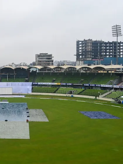 Rain washes out day three in Dhaka