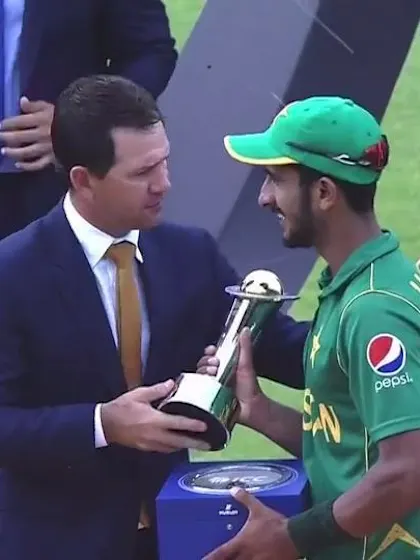 Logo of #CT17 Final - Pak v Ind: Player Of The Tournament - Hassan Ali
