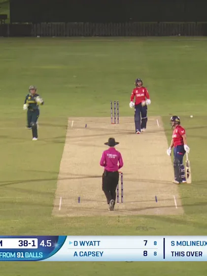 Logo of Danni Wyatt - Wicket - Australia Women vs England Women