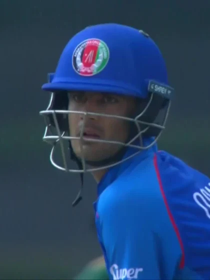 Osman Sadat with a Four vs. Ireland